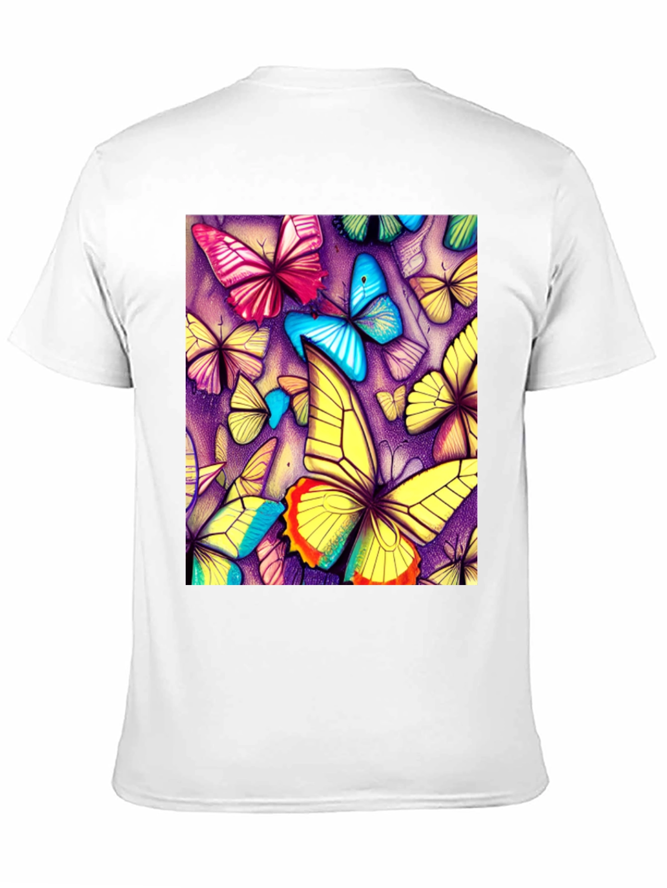 Butterfly Art Graphic Tee - Unique Pattern