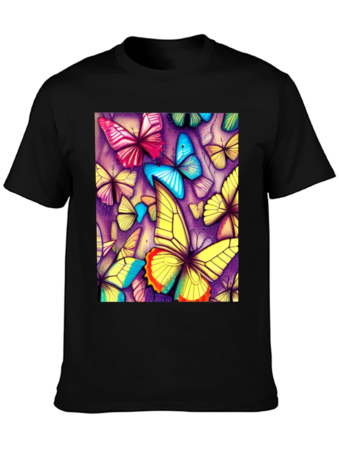 Butterfly Art Graphic Tee - Unique Pattern