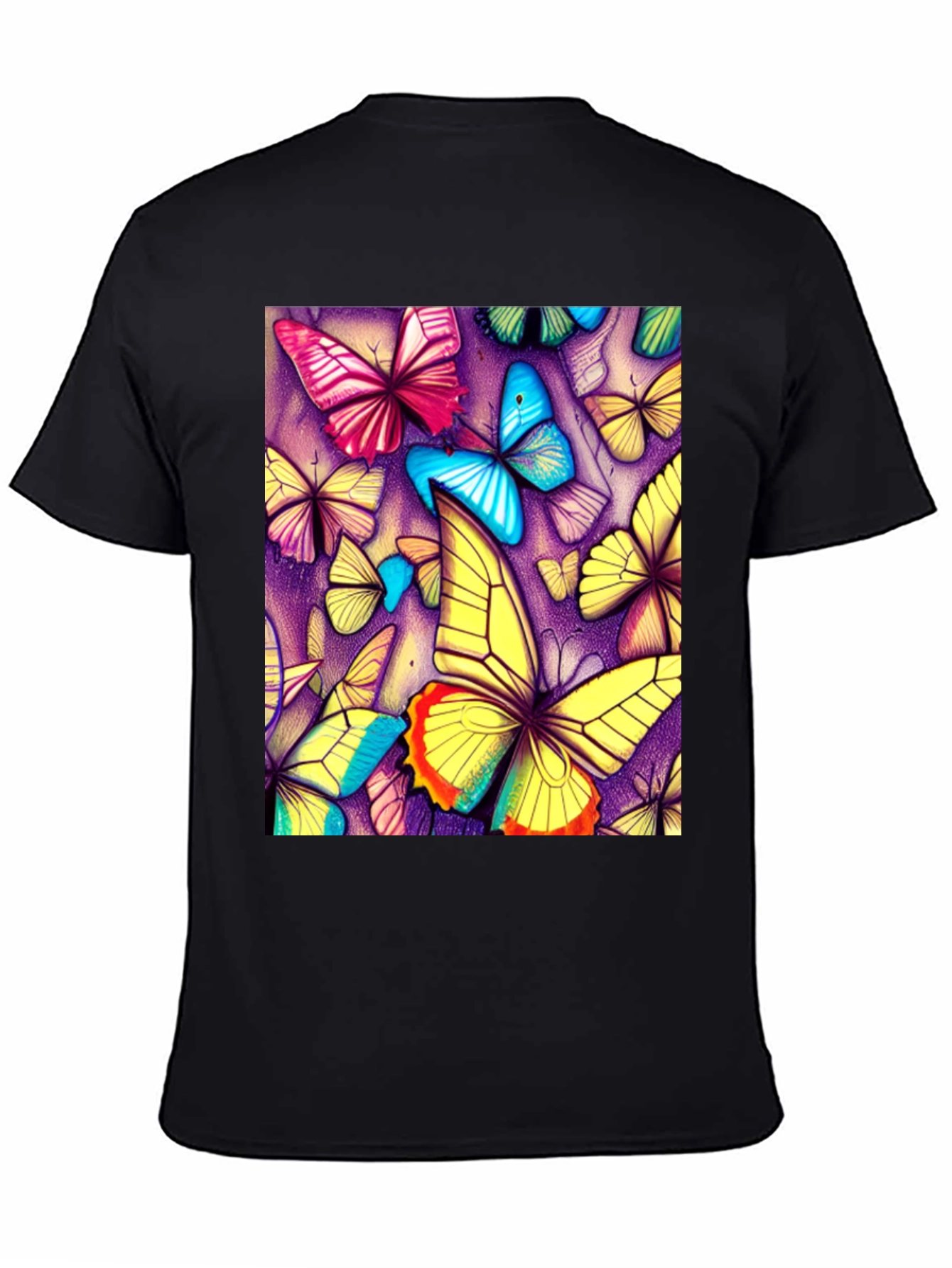 Butterfly Art Graphic Tee - Unique Pattern