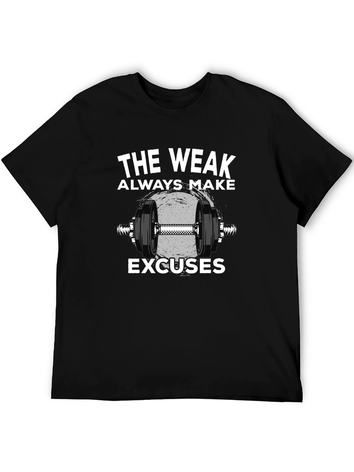 Motivational Workout T-Shirt: No Excuses Gym Apparel