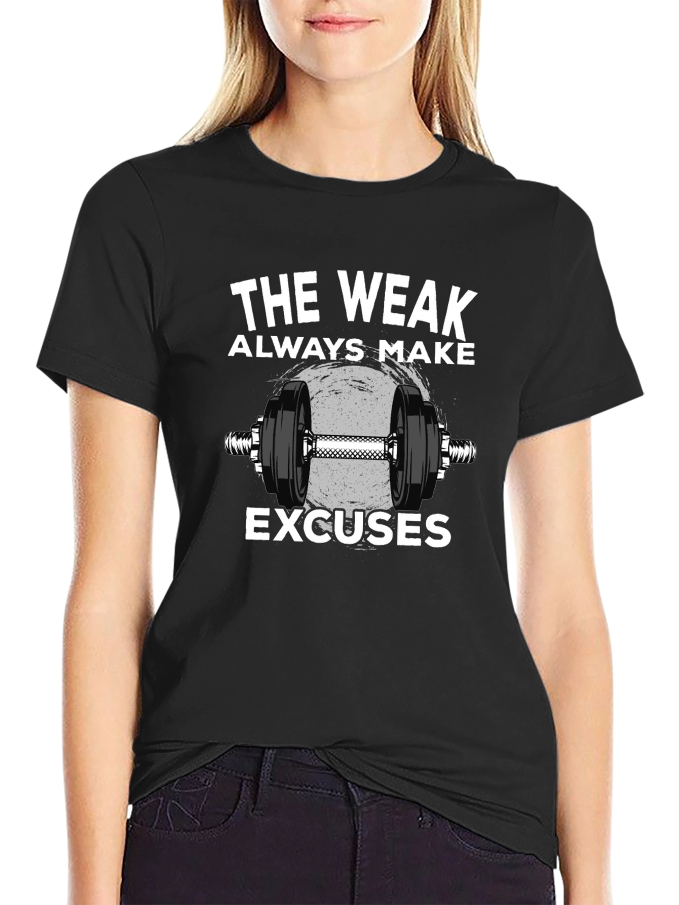 Motivational Workout T-Shirt: No Excuses Gym Apparel
