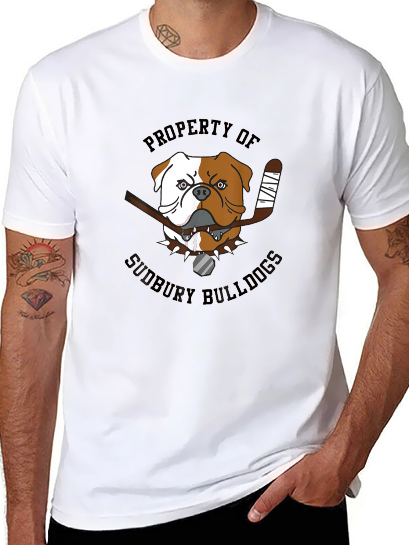 Sudbury Bulldogs Graphic T-Shirt Hockey Fan Apparel