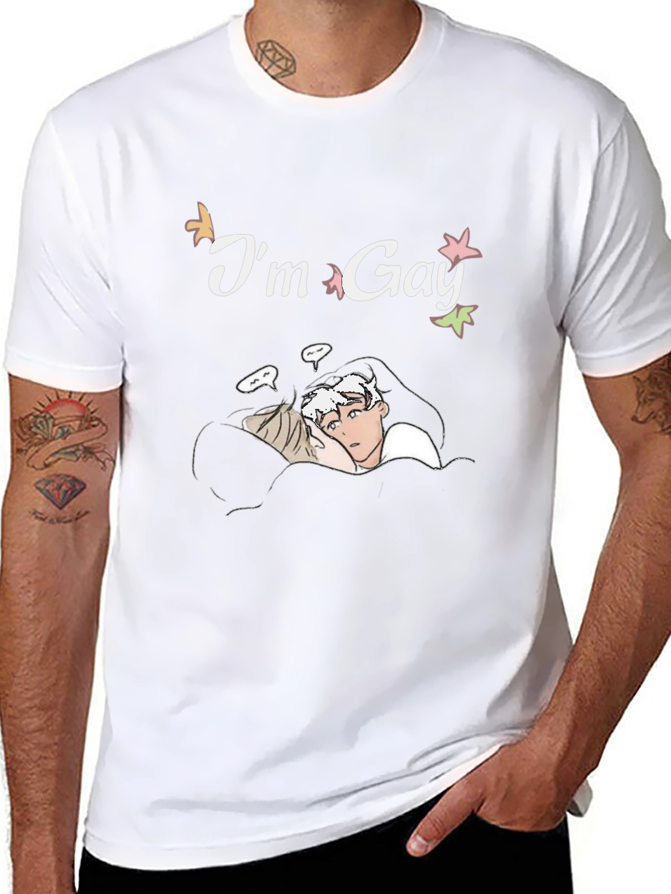 Im Gay T-Shirt - Black Cotton Blend