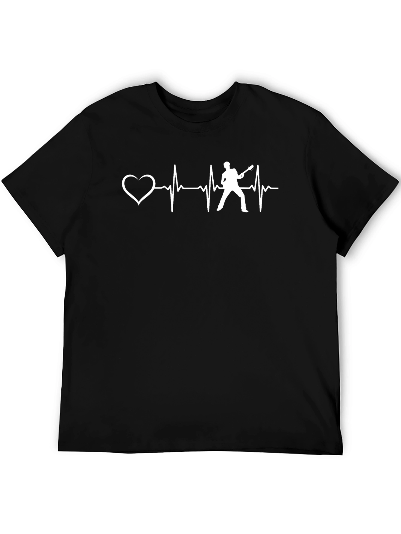 Guitar Heartbeat Graphic Tee