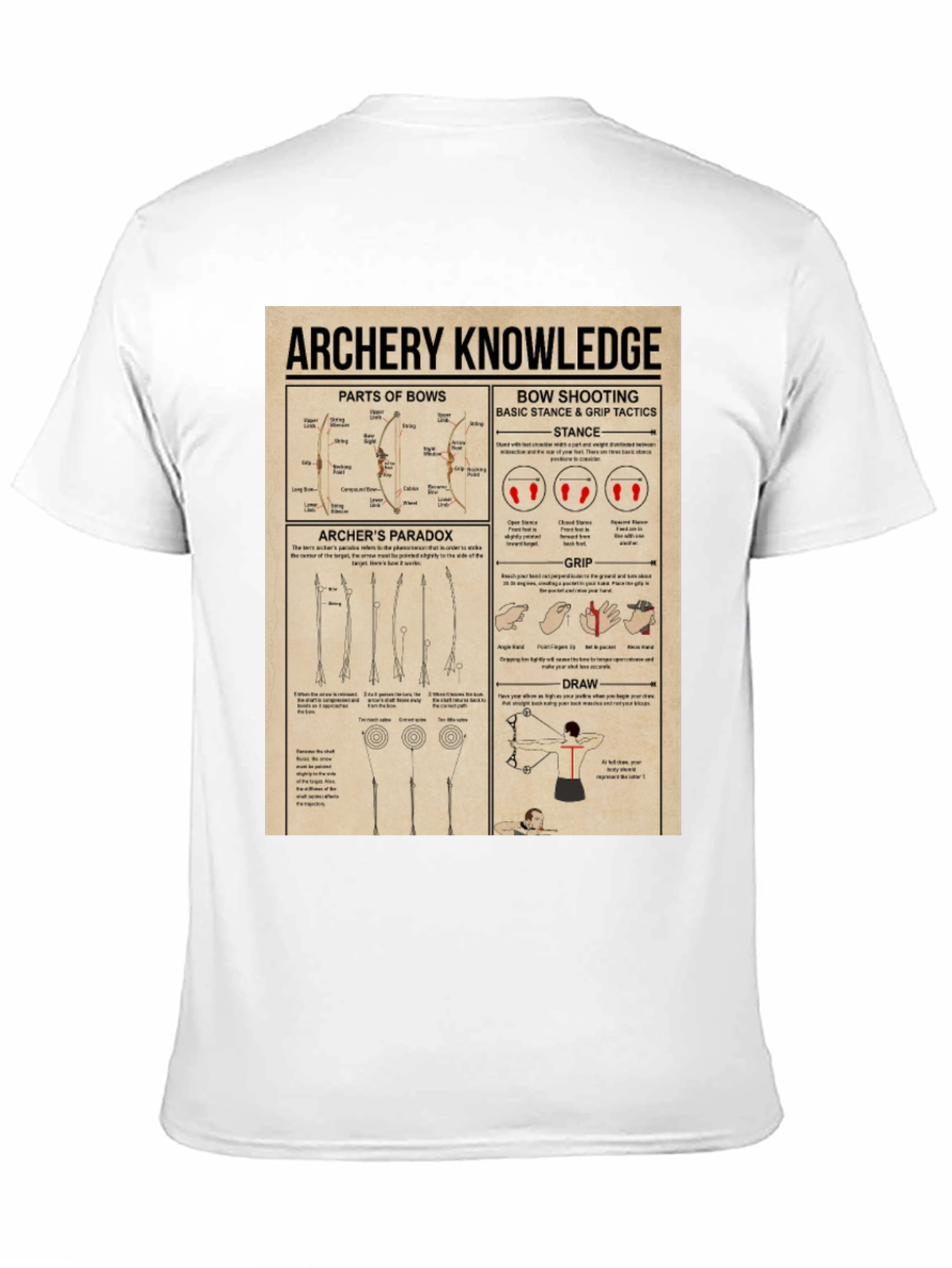 Archery Knowledge Graphic T-Shirt