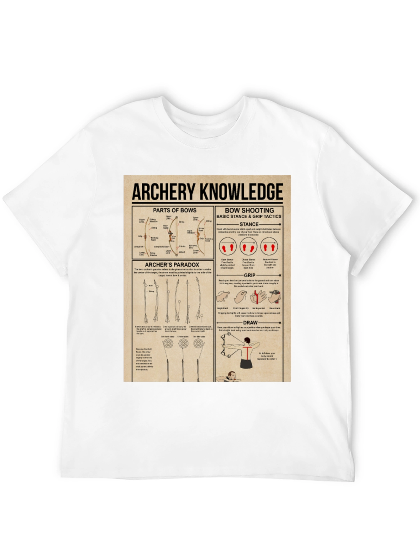 Archery Knowledge Graphic T-Shirt
