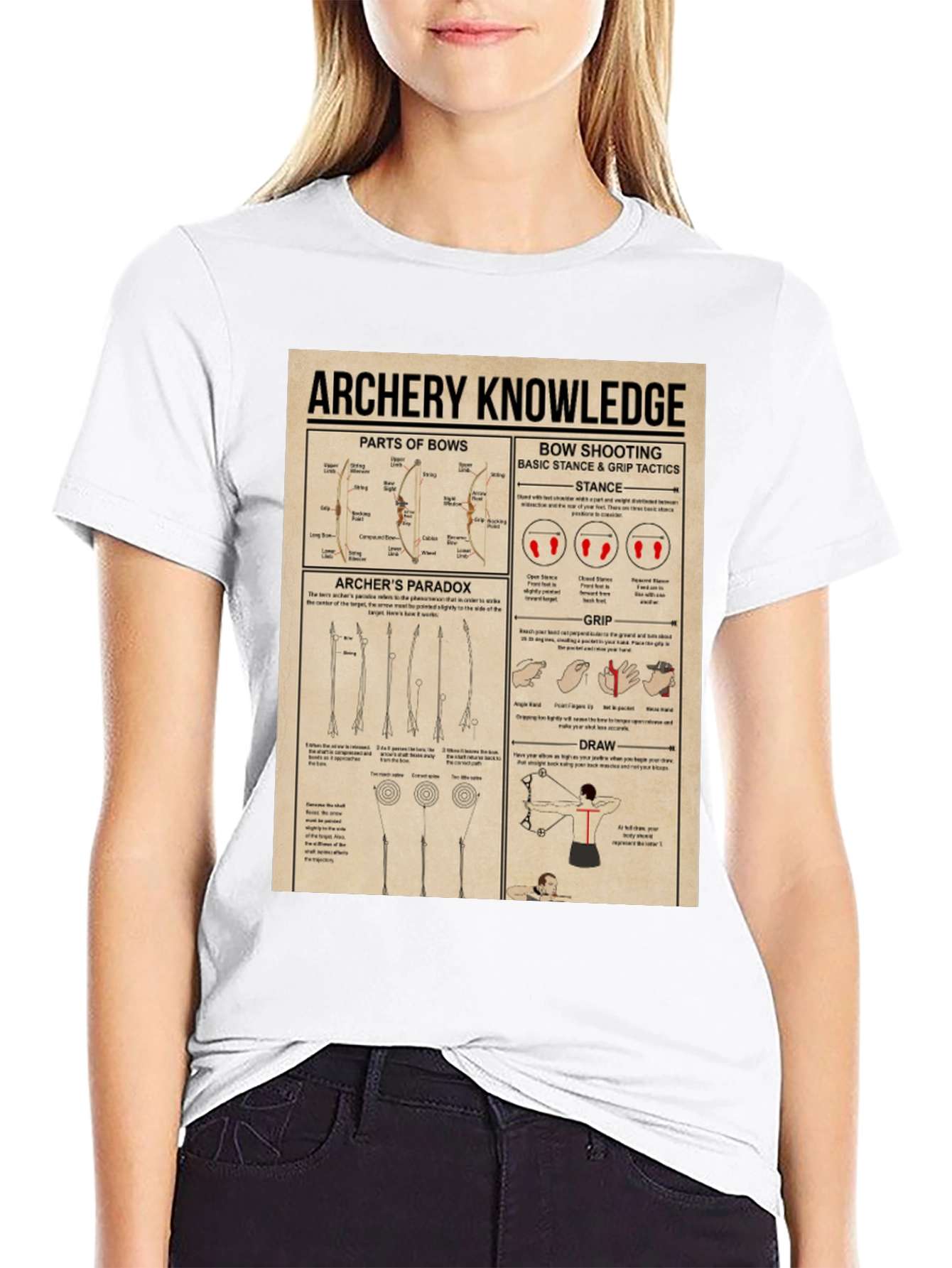 Archery Knowledge Graphic T-Shirt