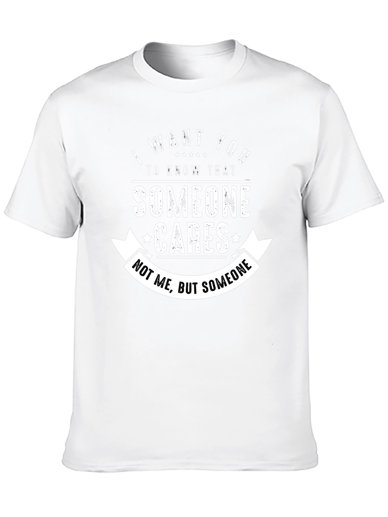 Funny Sarcastic Someone Cares Graphic T-Shirt