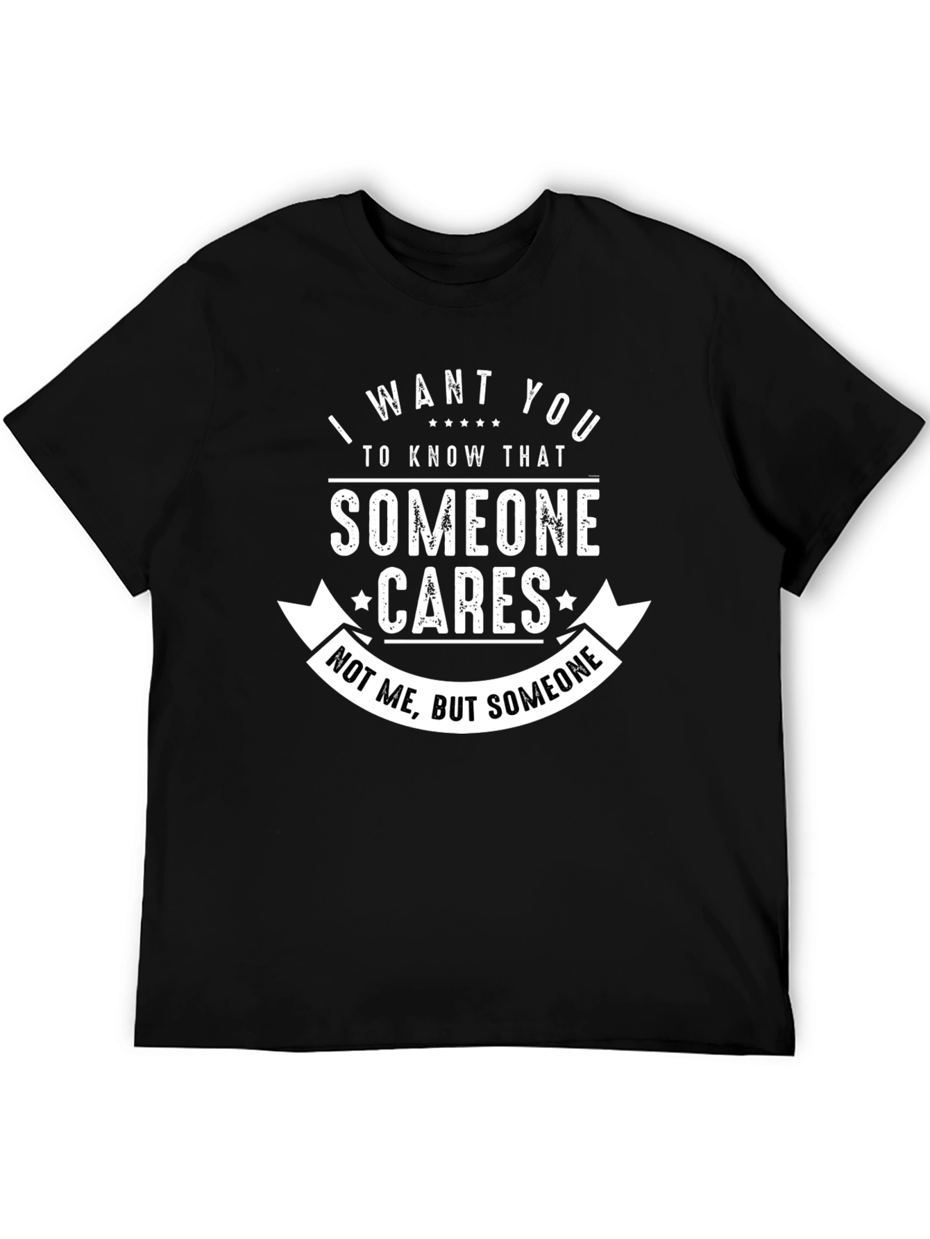 Funny Sarcastic Someone Cares Graphic T-Shirt