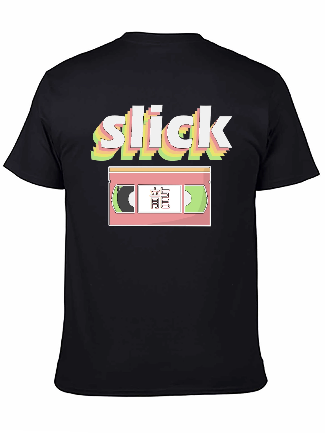 Slick Retro VHS Tape Graphic T-Shirt