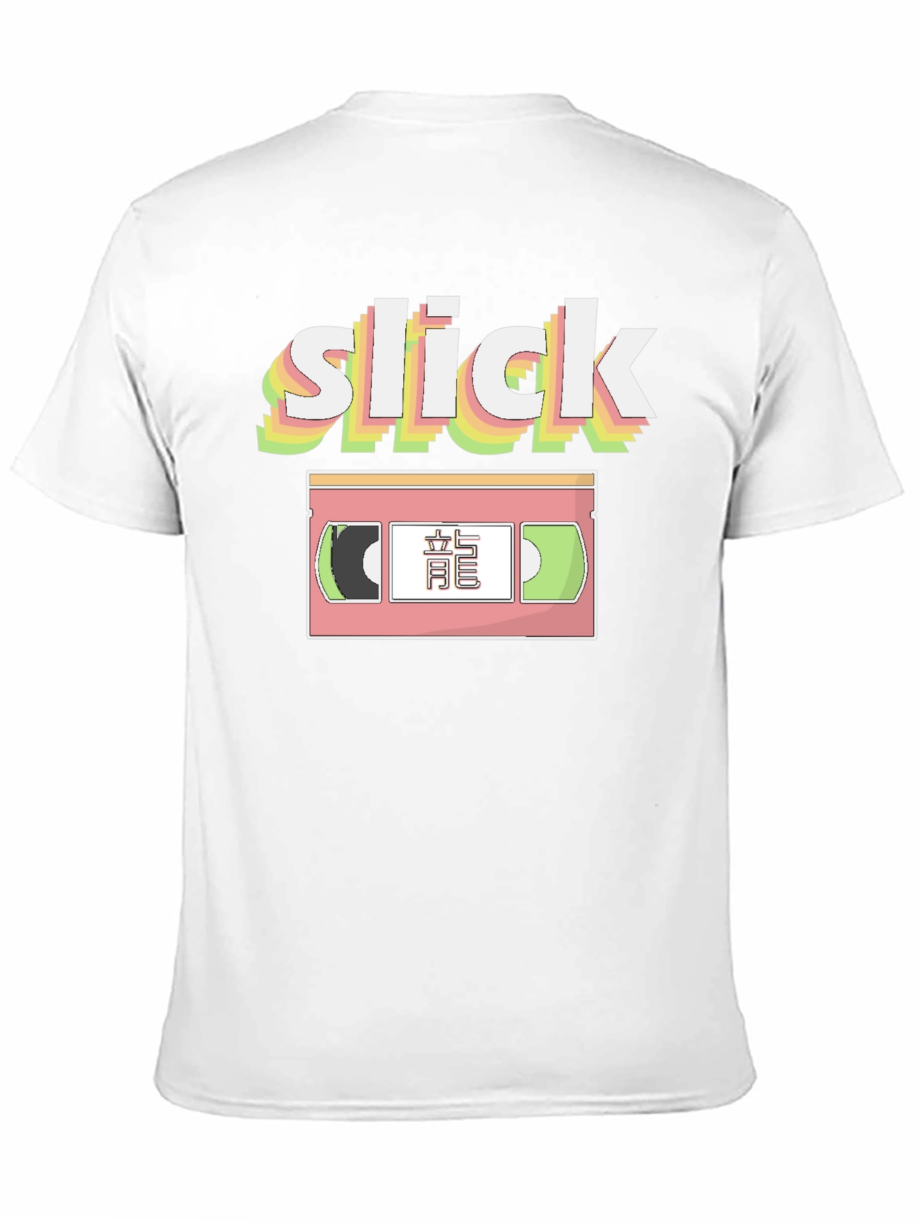 Slick Retro VHS Tape Graphic T-Shirt