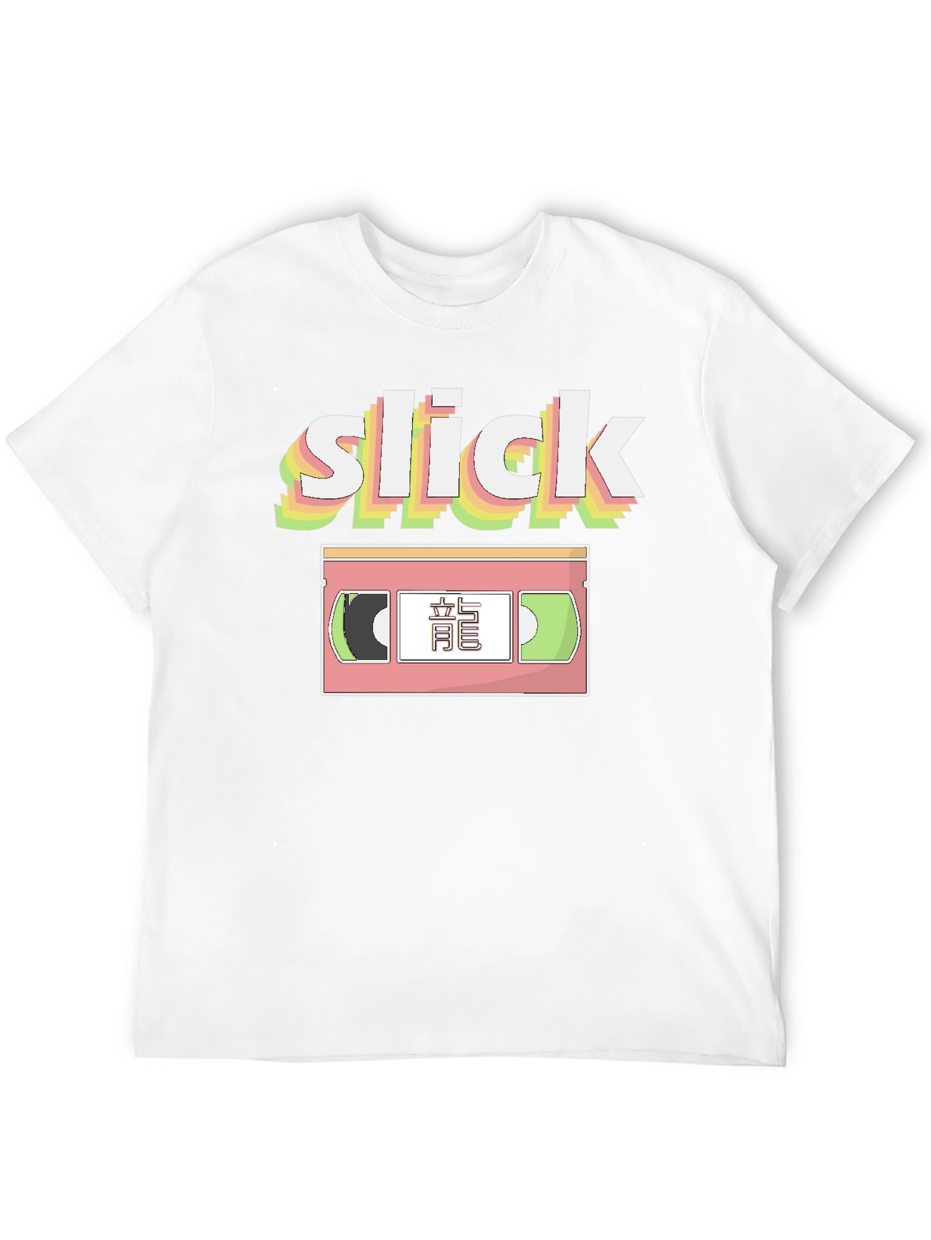 Slick Retro VHS Tape Graphic T-Shirt