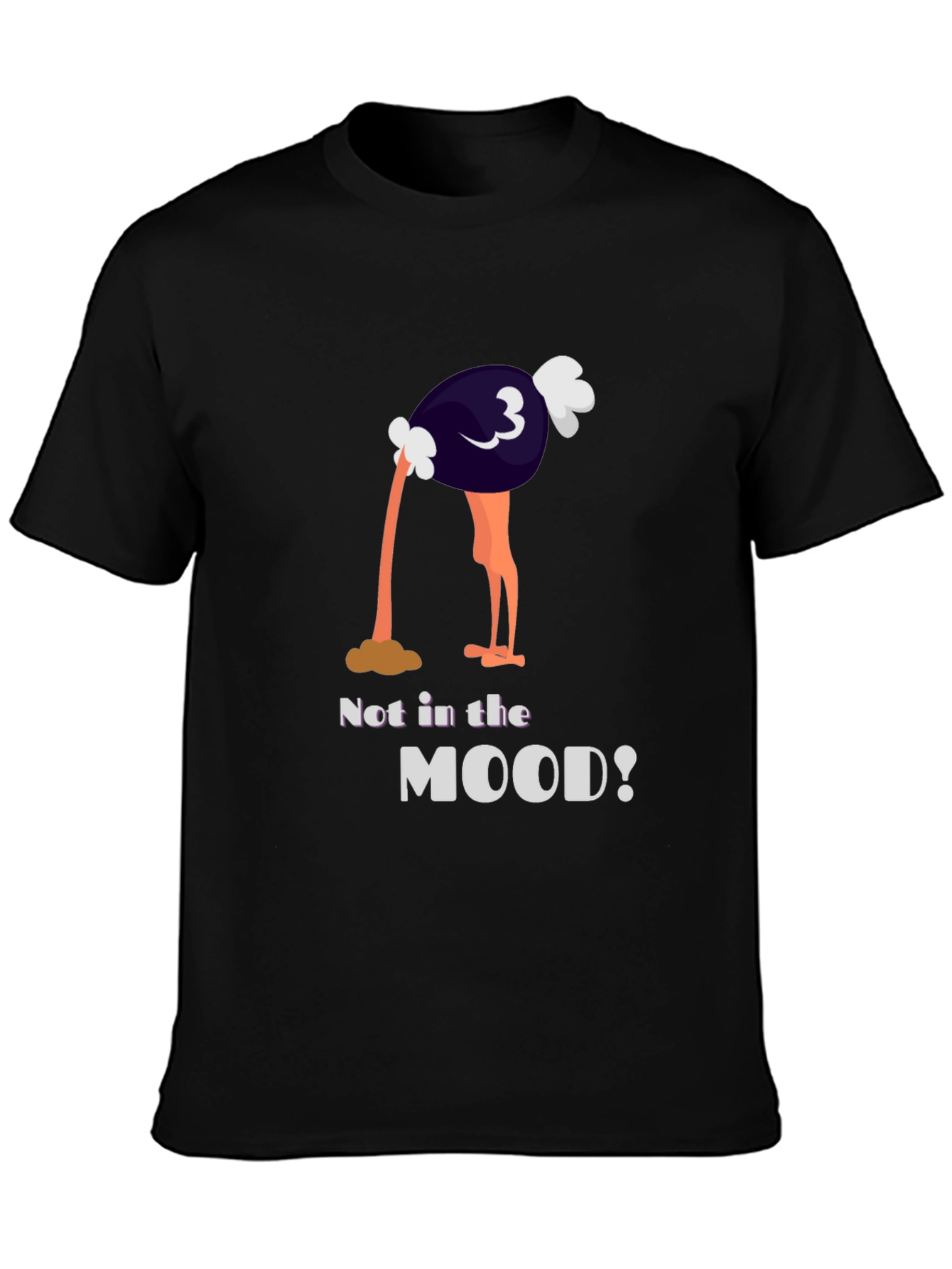 Not in the Mood Ostrich Graphic Tee