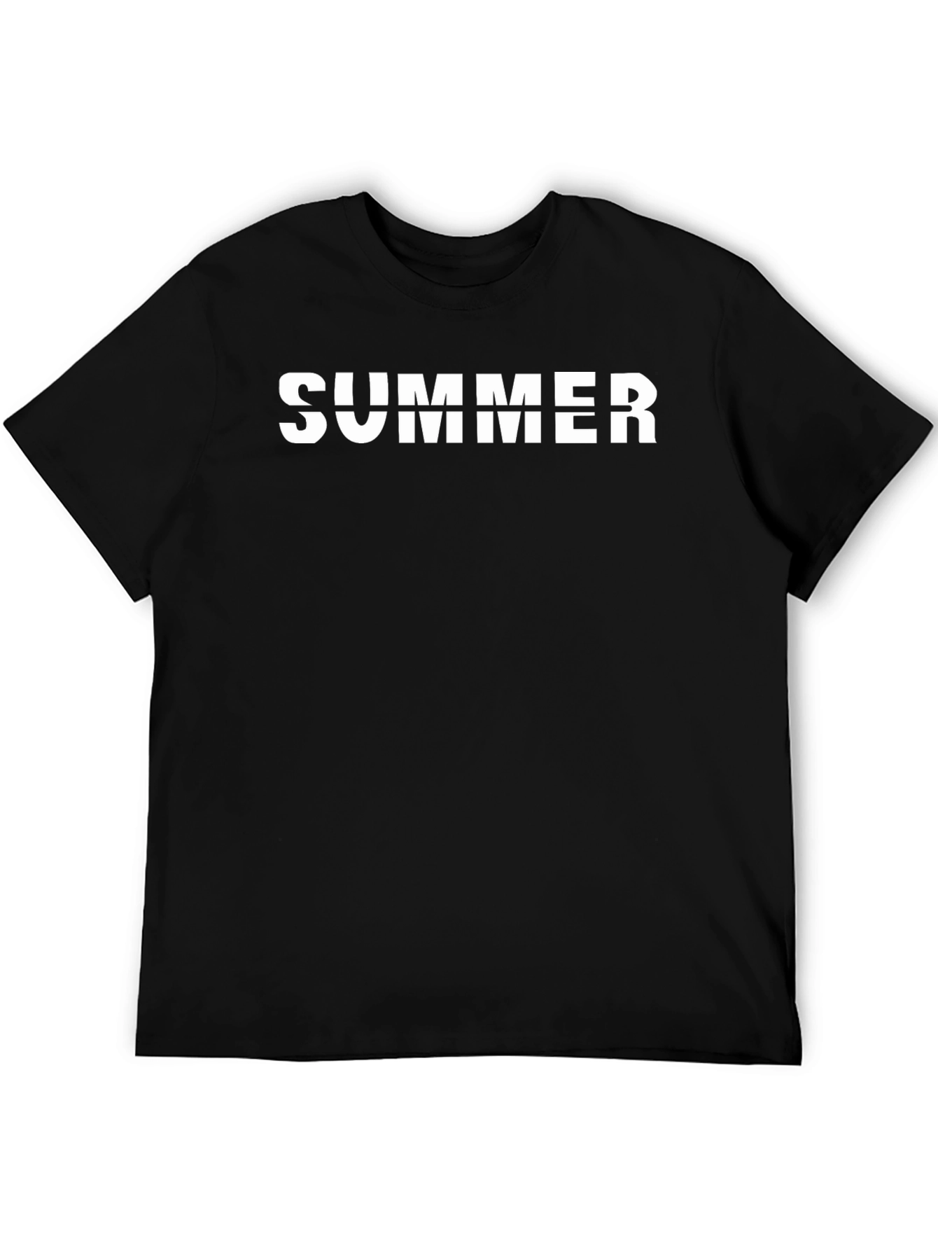 Summer Graphic Tee - Classic Black T-Shirt