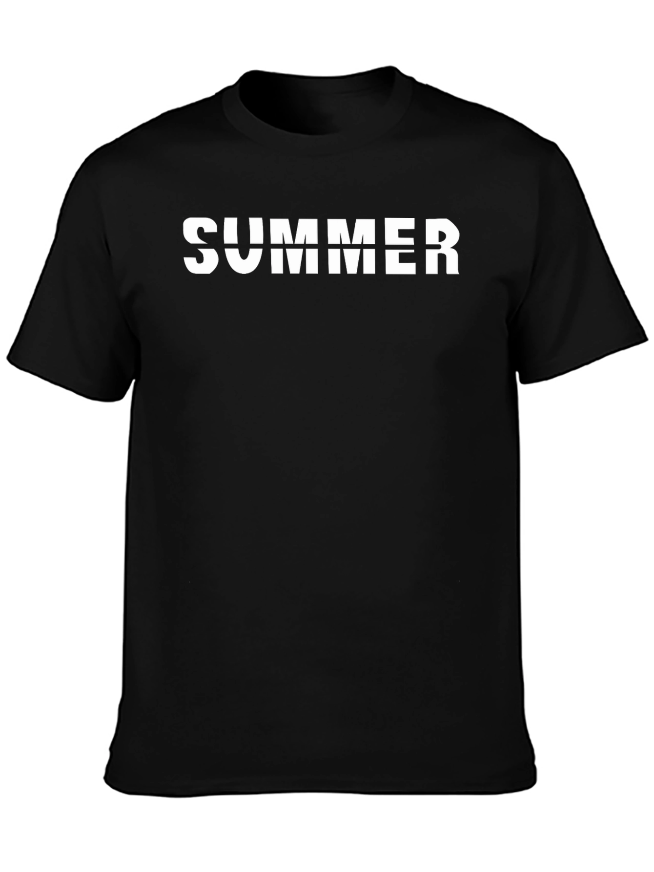 Summer Graphic Tee - Classic Black T-Shirt