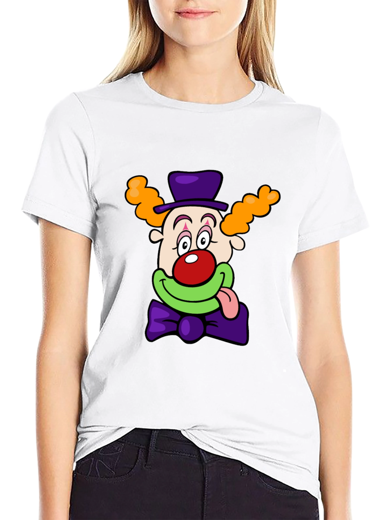 Clown Graphic T-Shirt - Mens Black Tee