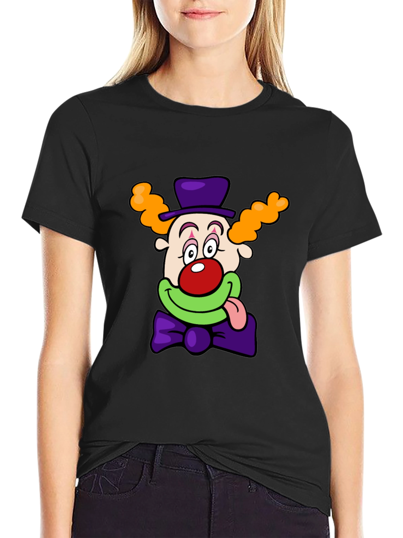 Clown Graphic T-Shirt - Mens Black Tee