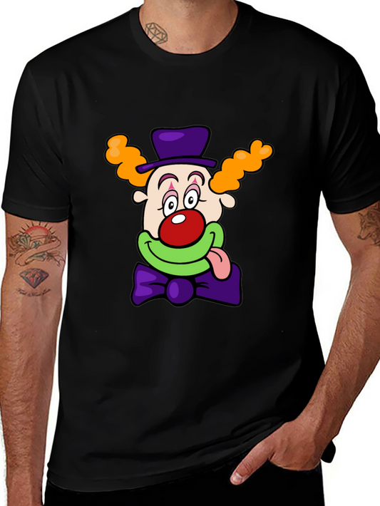 Clown Graphic T-Shirt - Mens Black Tee