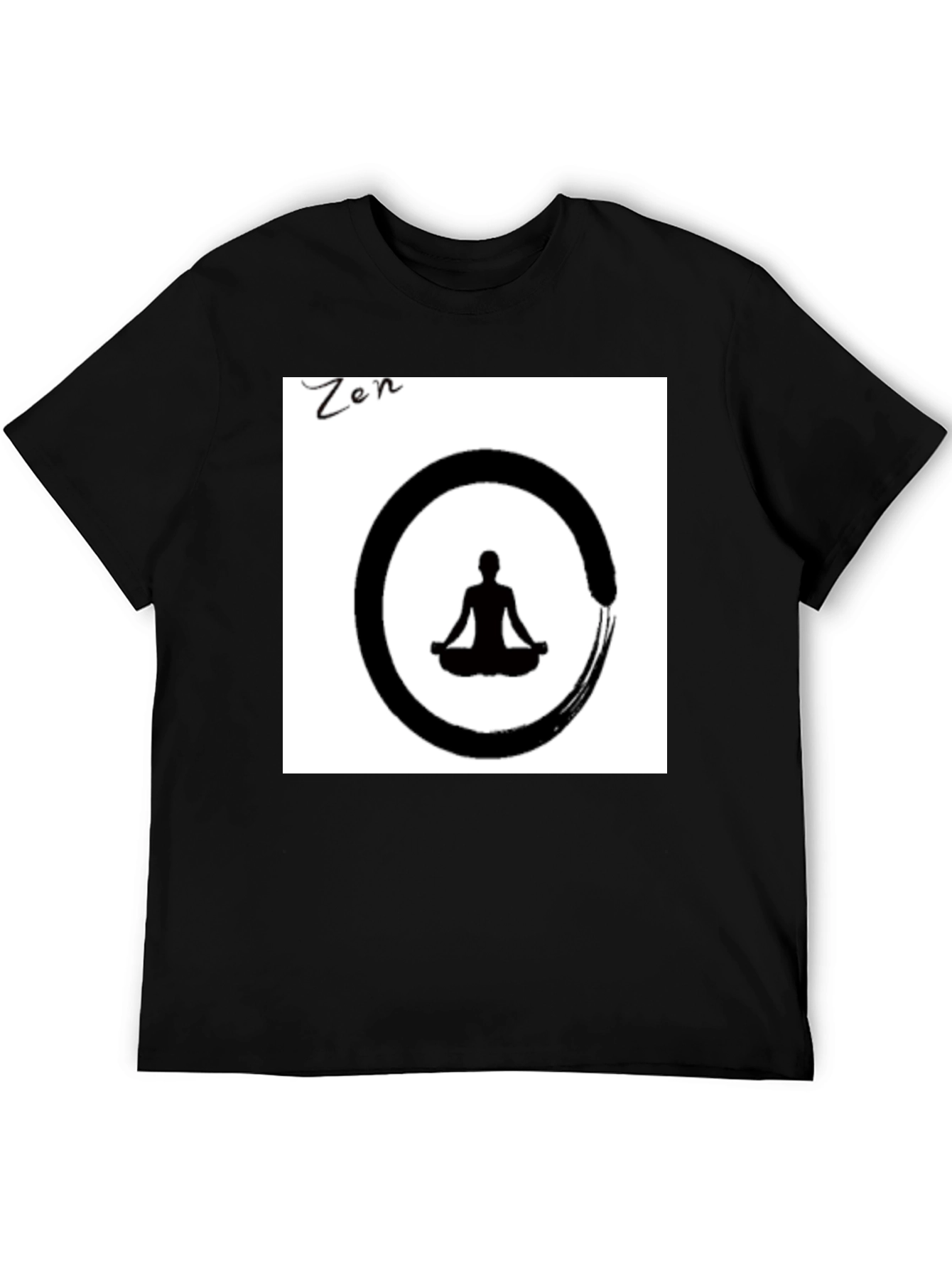 Zen Circle Meditation T-Shirt - Relaxed Fit