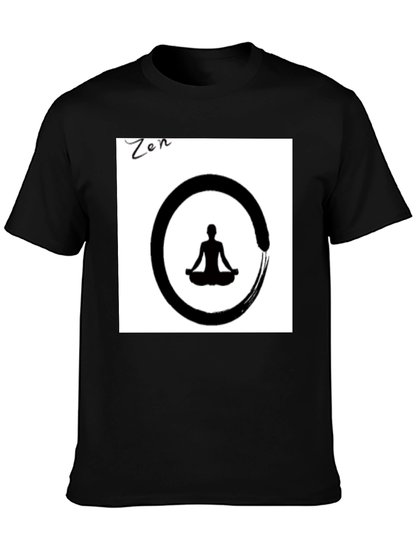 Zen Circle Meditation T-Shirt - Relaxed Fit
