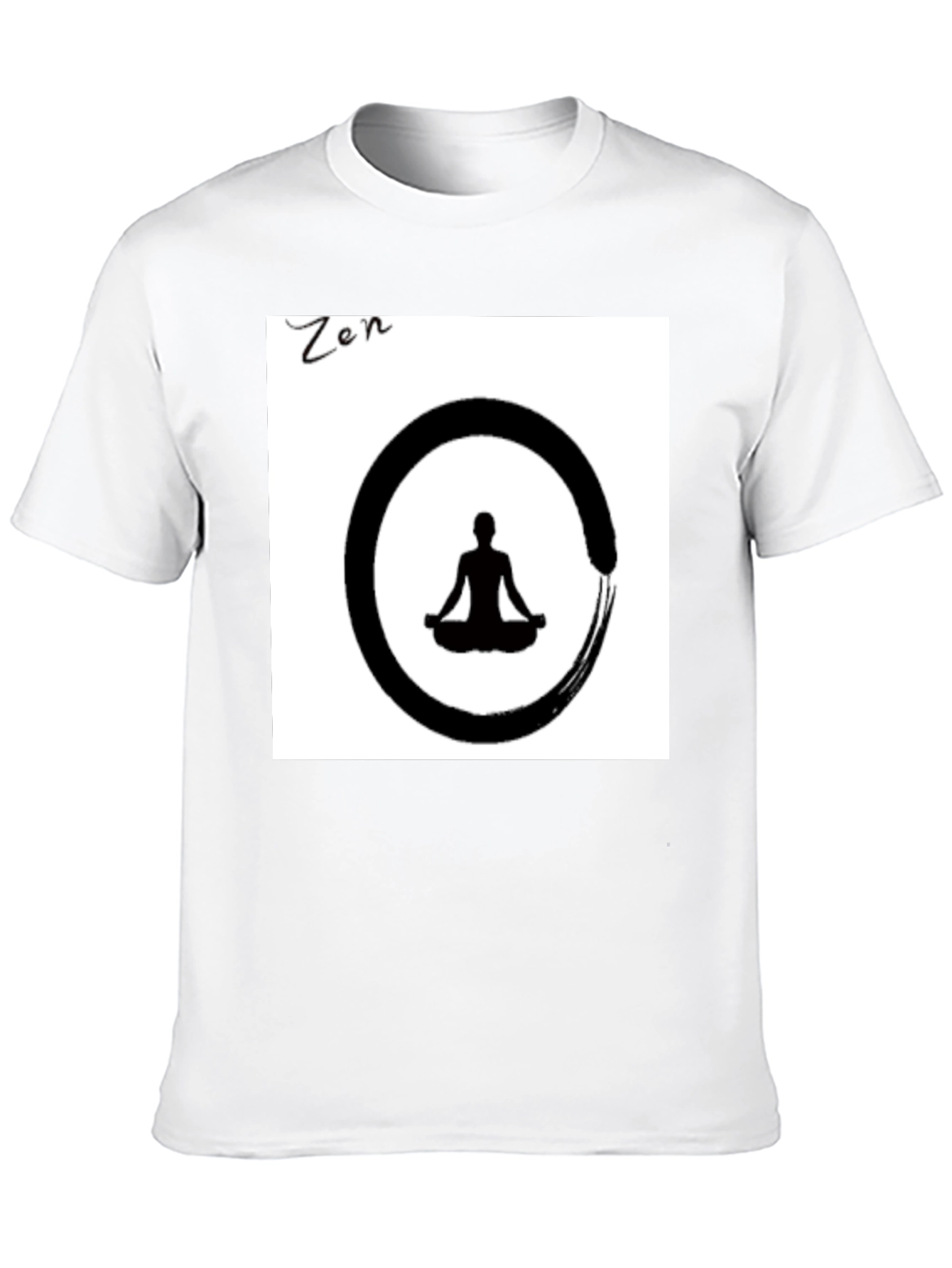 Zen Circle Meditation T-Shirt - Relaxed Fit