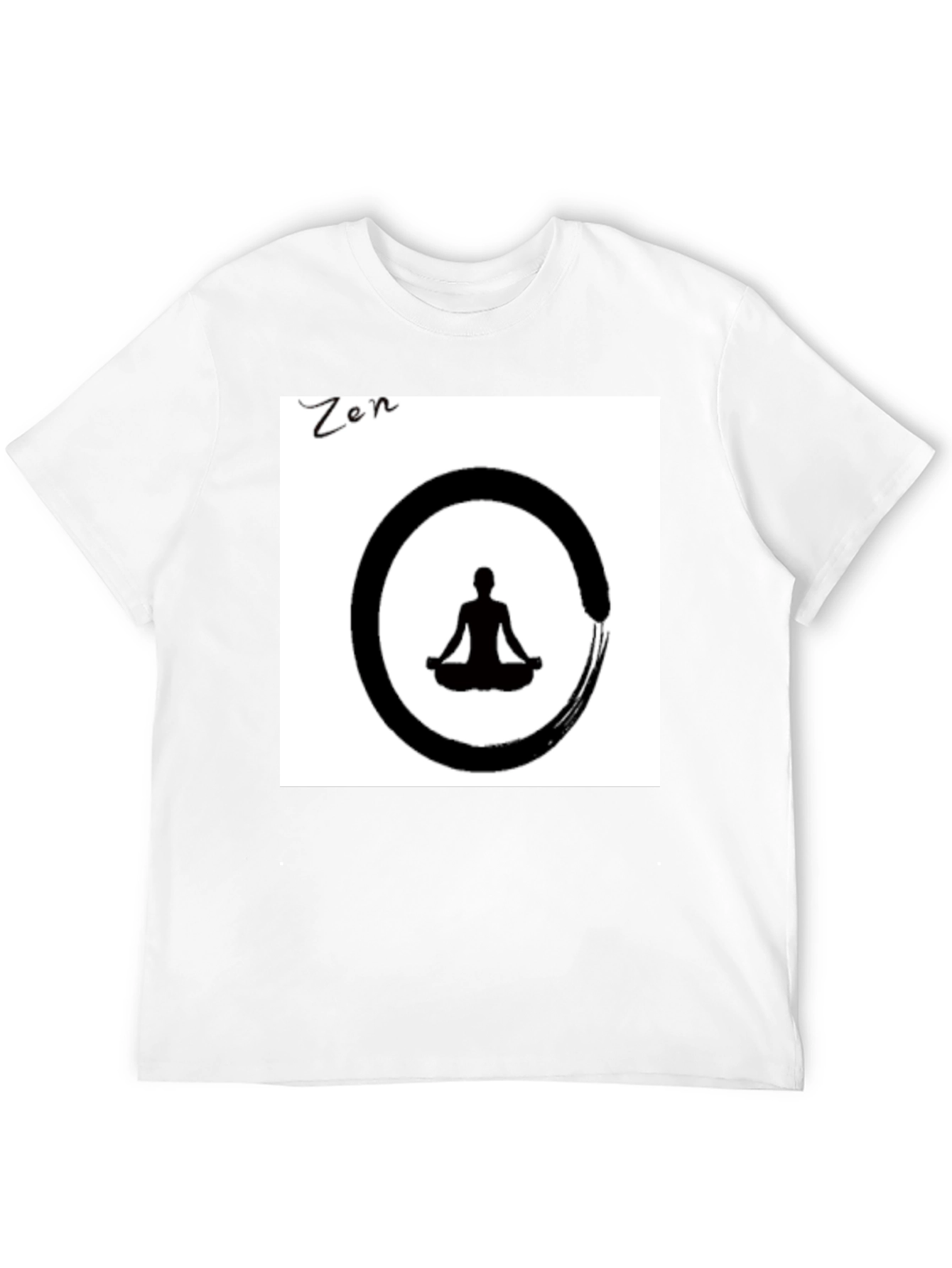 Zen Circle Meditation T-Shirt - Relaxed Fit