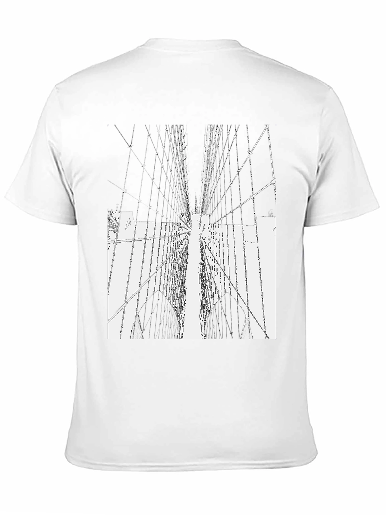 Bridge Graphic Tee - Modern Cityscape Style