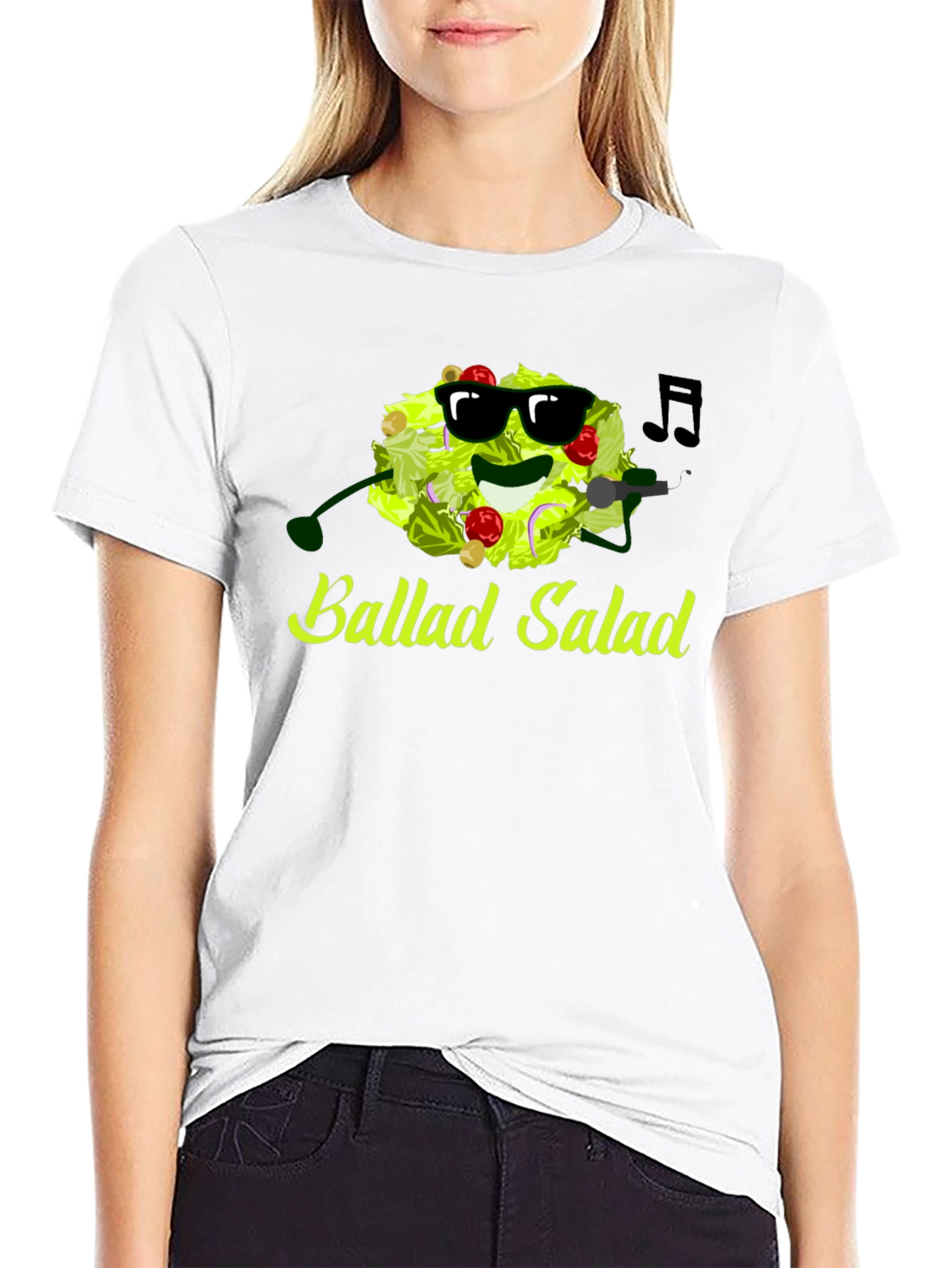 Ballad Salad Graphic Tee - Black
