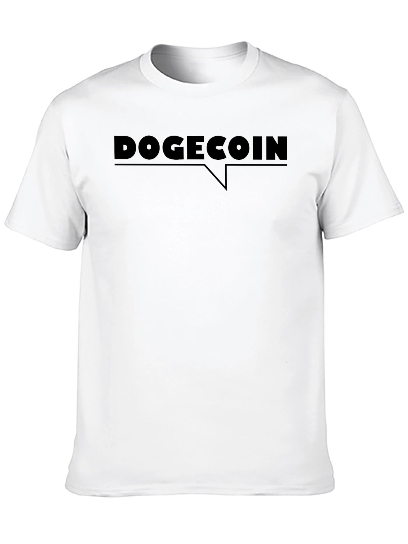 DogeCoin Black T-Shirt - Crypto Fashion