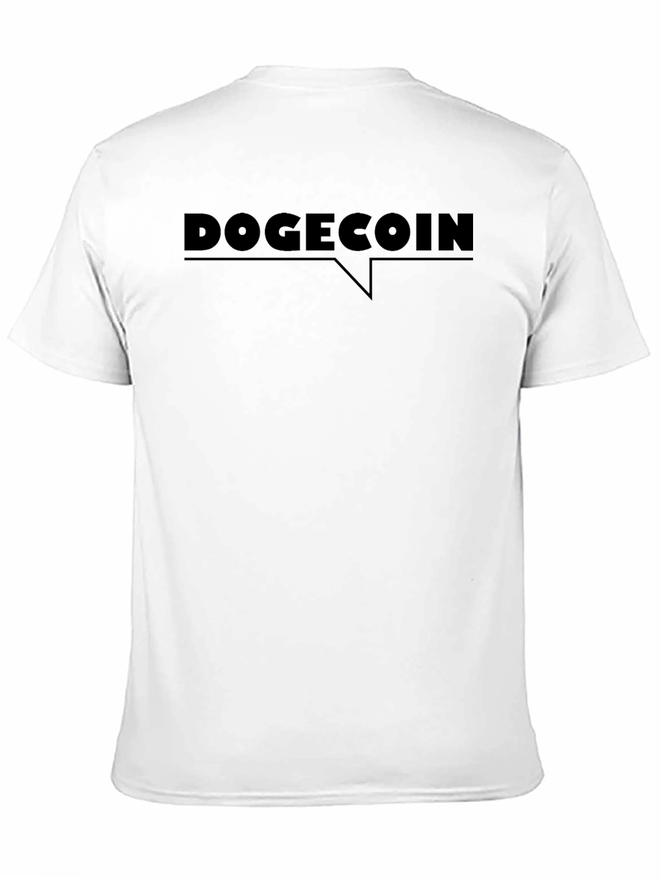 DogeCoin Black T-Shirt - Crypto Fashion