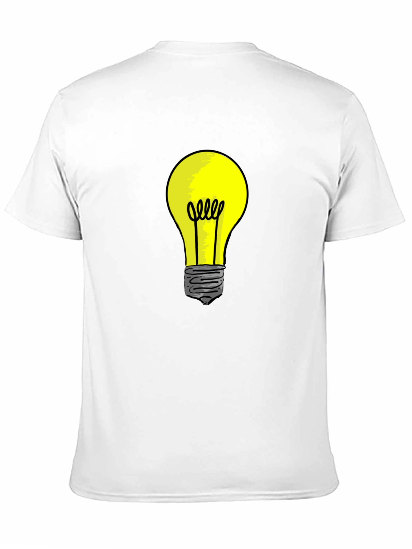 Illuminating Idea: Mens Light Bulb Graphic Tee