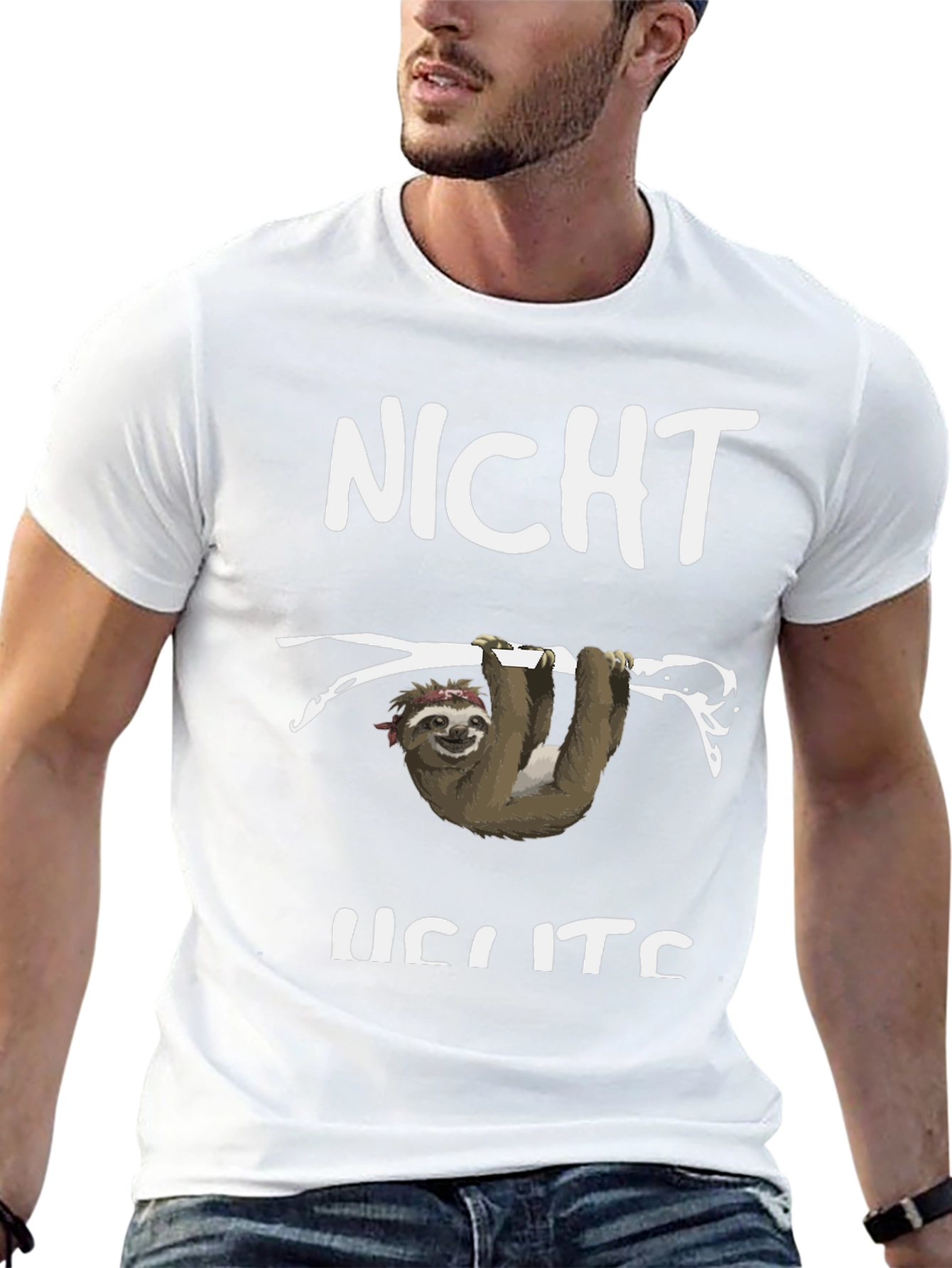 Funny Sloth T-Shirt - Not Heute