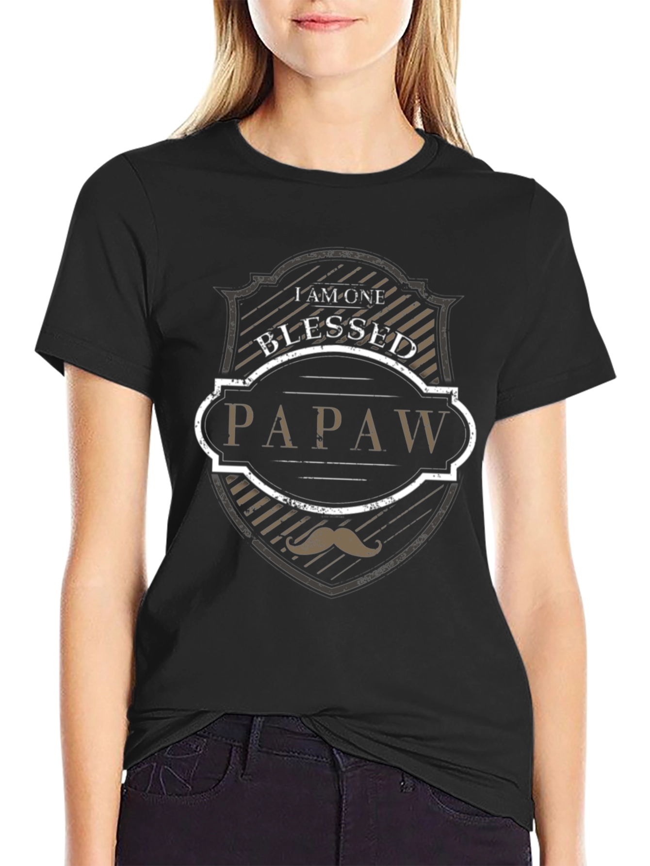 Blessed Papaw Graphic Tee - Gift for Grandfather