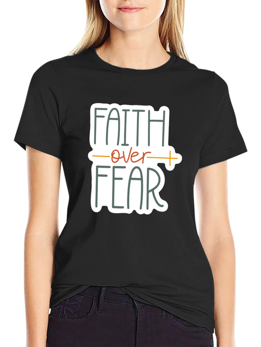 Faith Over Fear Graphic Tee - Unisex Black T-Shirt
