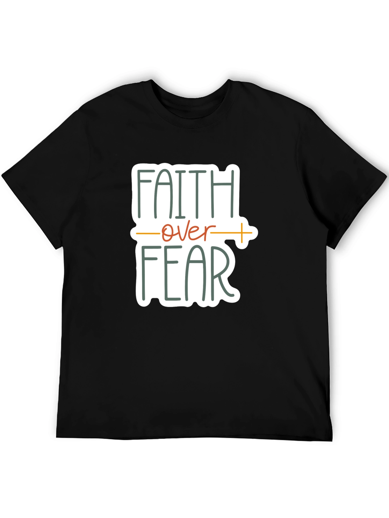 Faith Over Fear Graphic Tee - Unisex Black T-Shirt