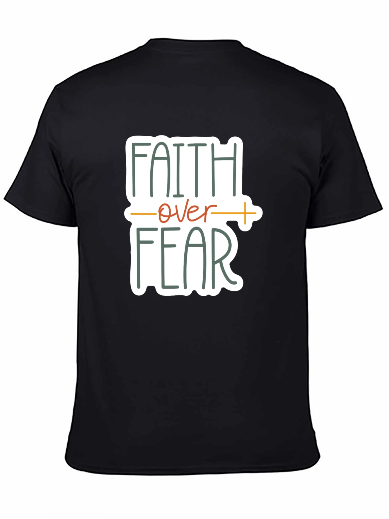 Faith Over Fear Graphic Tee - Unisex Black T-Shirt