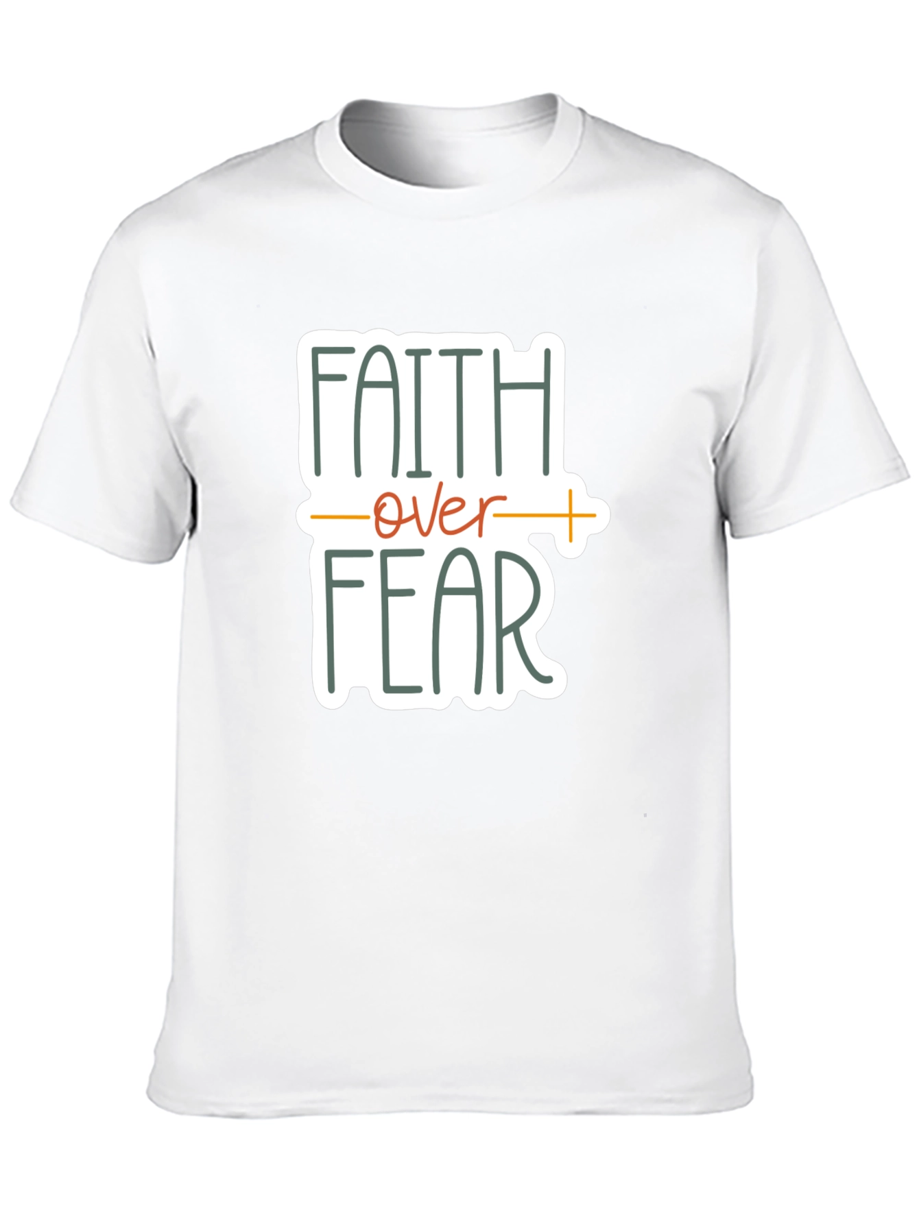 Faith Over Fear Graphic Tee - Unisex Black T-Shirt