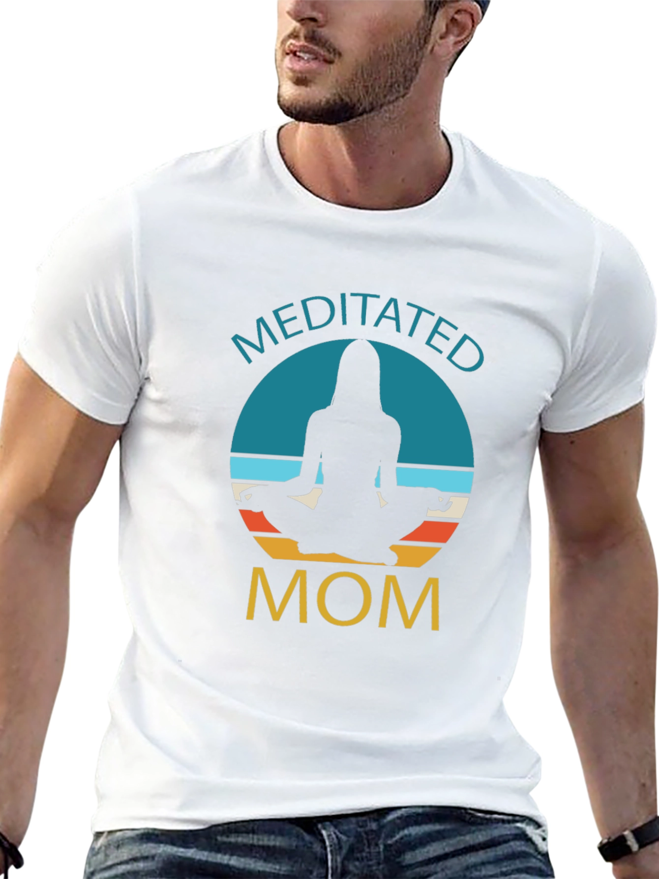 Meditated Mom Graphic T-Shirt