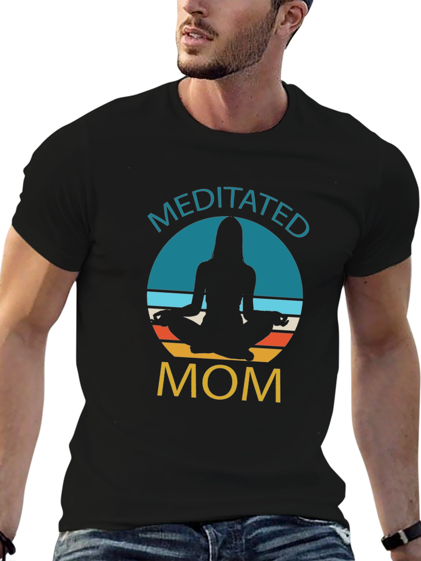 Meditated Mom Graphic T-Shirt