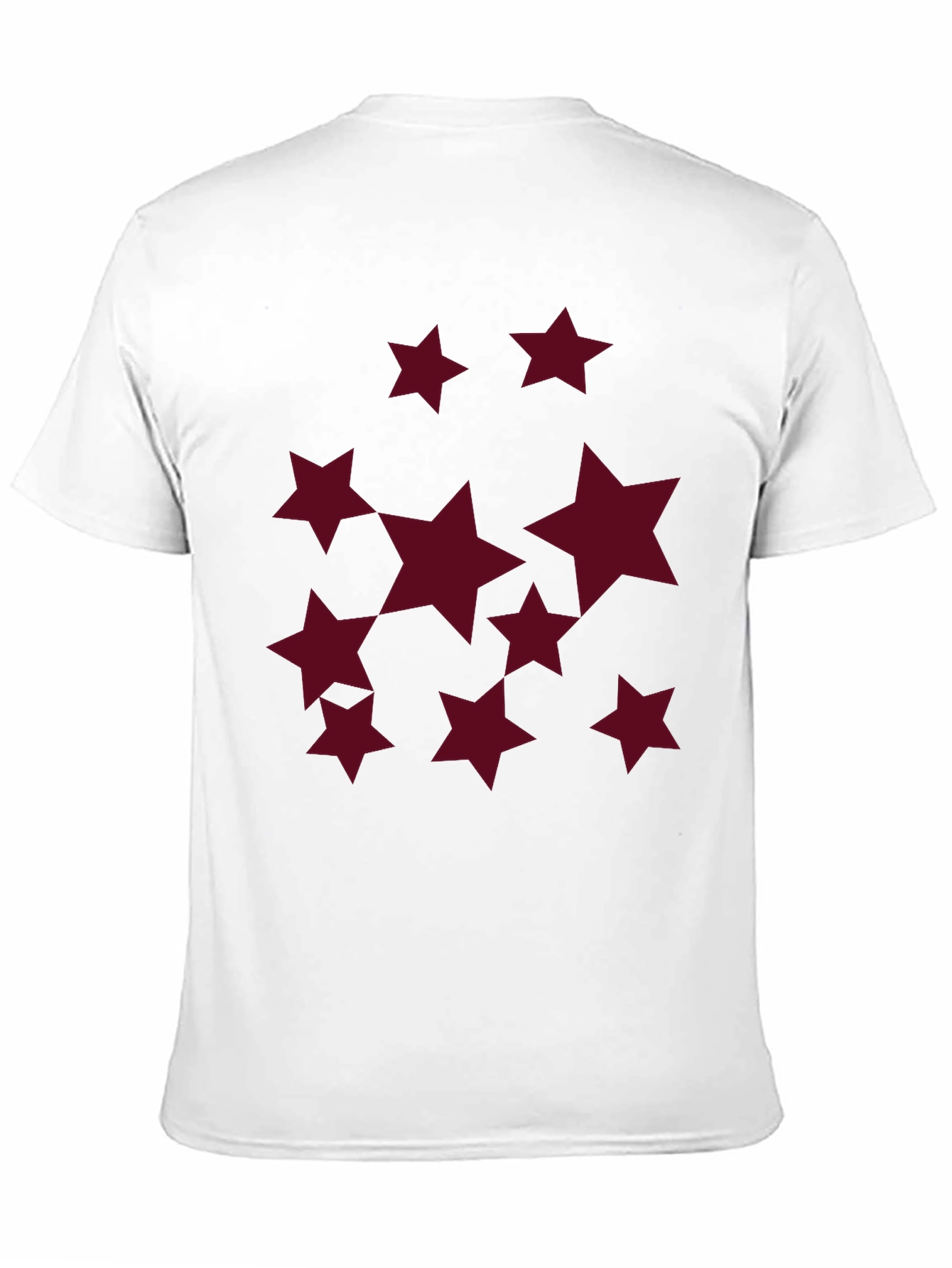 Starry Night Black Crew Neck T-Shirt