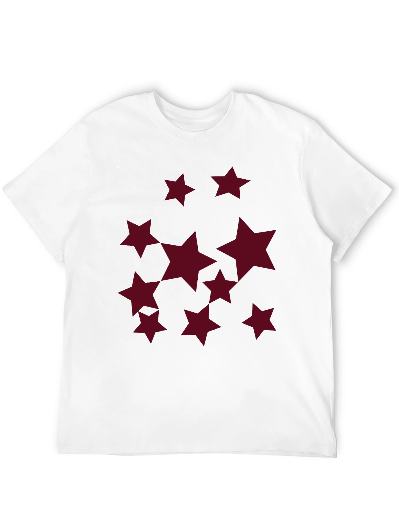 Starry Night Black Crew Neck T-Shirt