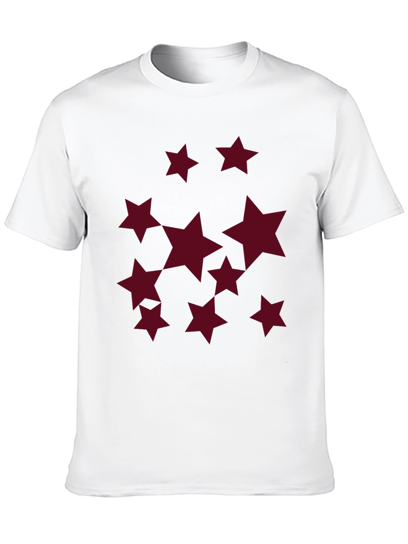 Starry Night Black Crew Neck T-Shirt