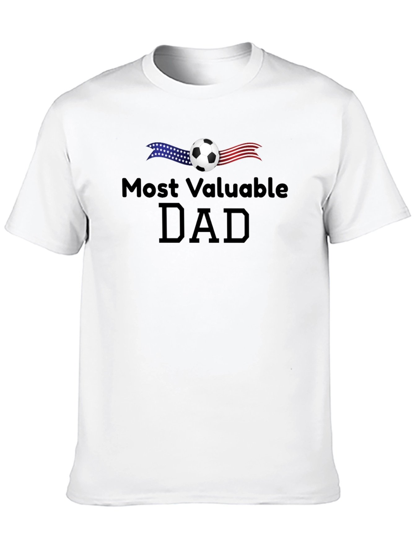 Most Valuable Dad Soccer T-Shirt - Fathers Day Gift