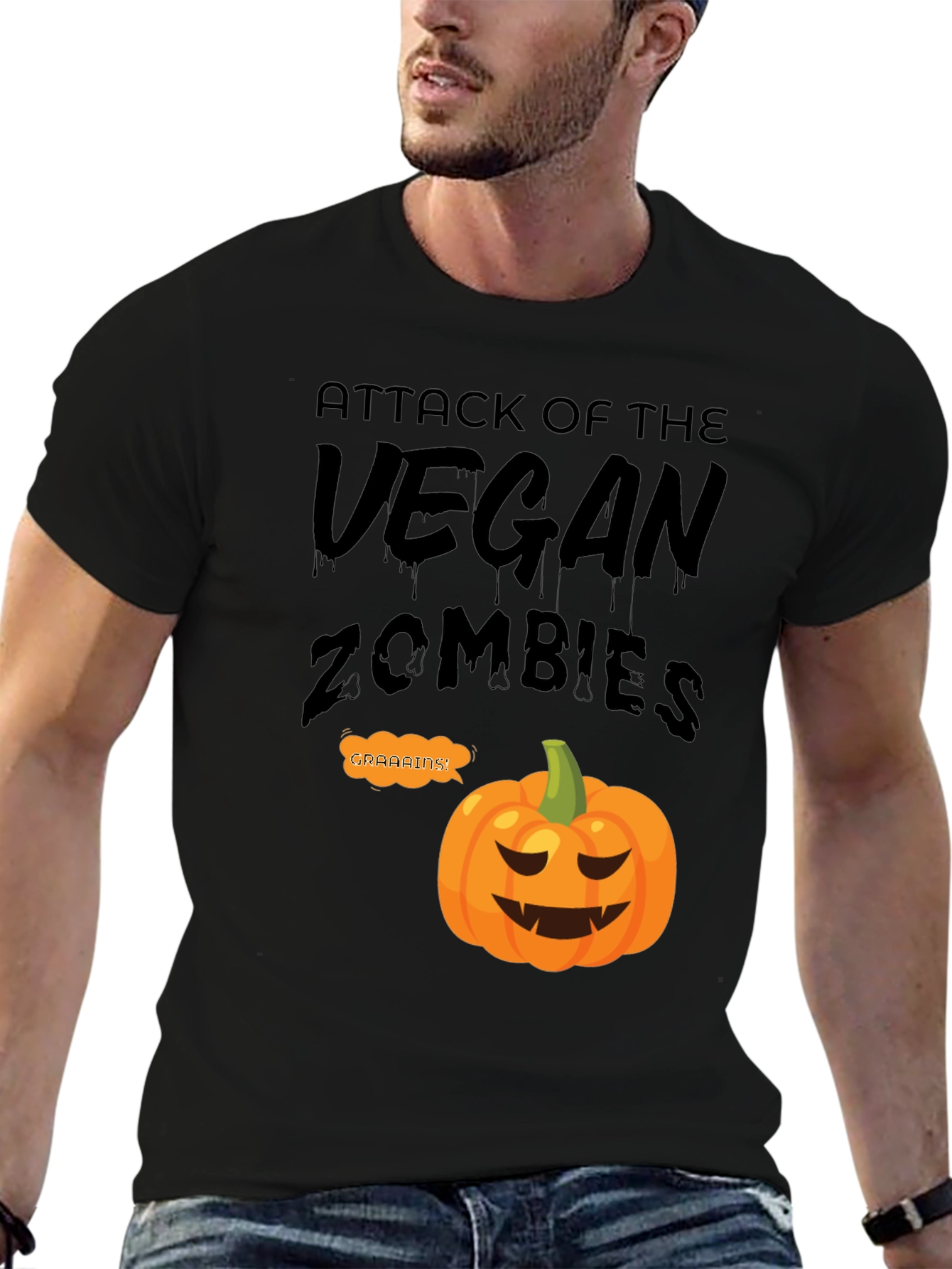 Vegan Zombies Halloween T-Shirt
