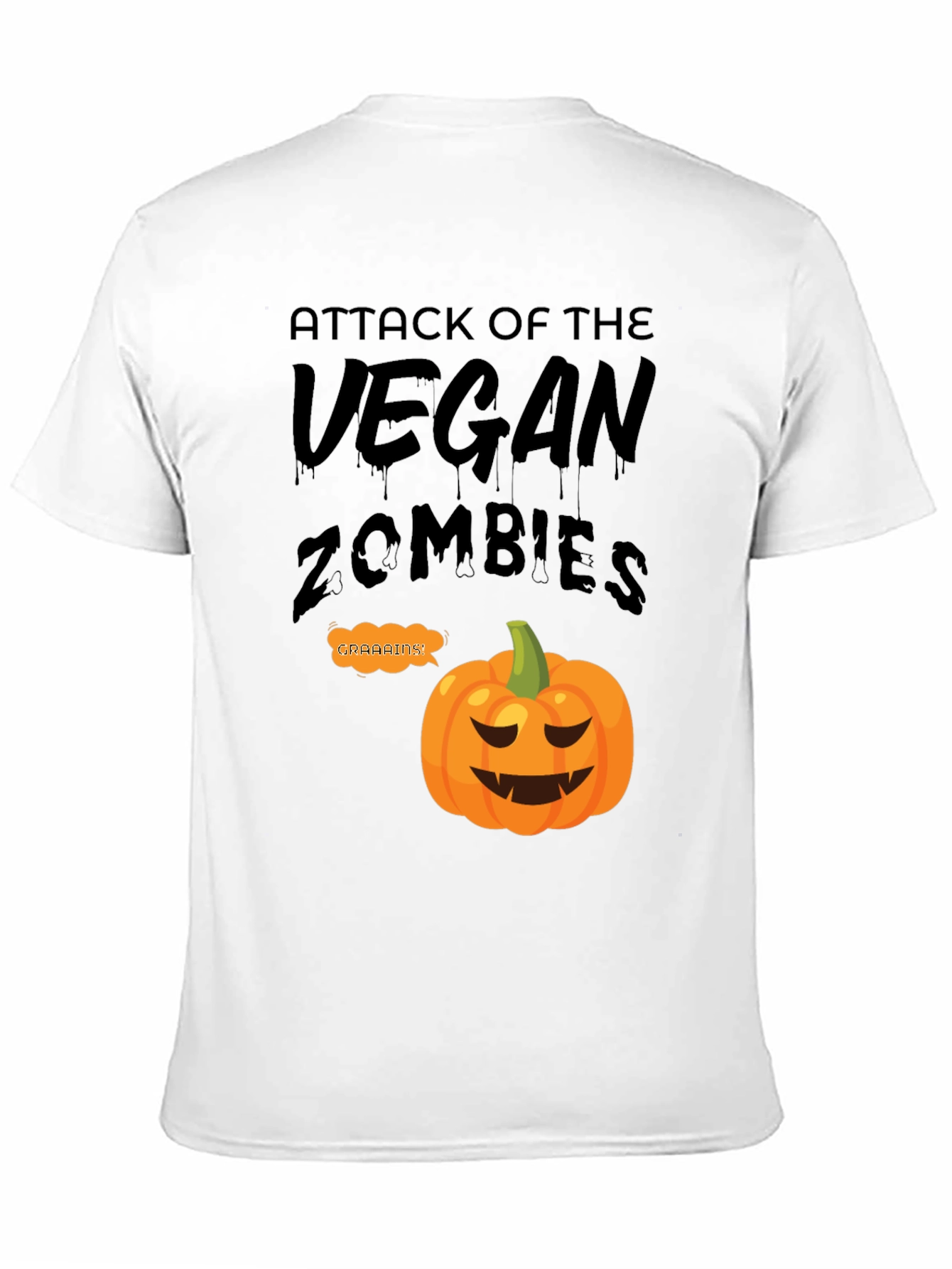 Vegan Zombies Halloween T-Shirt