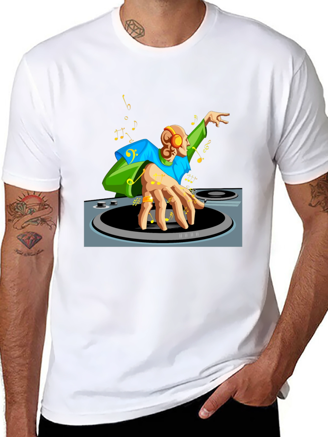DJ Graphic T-Shirt - Music Lover Tee