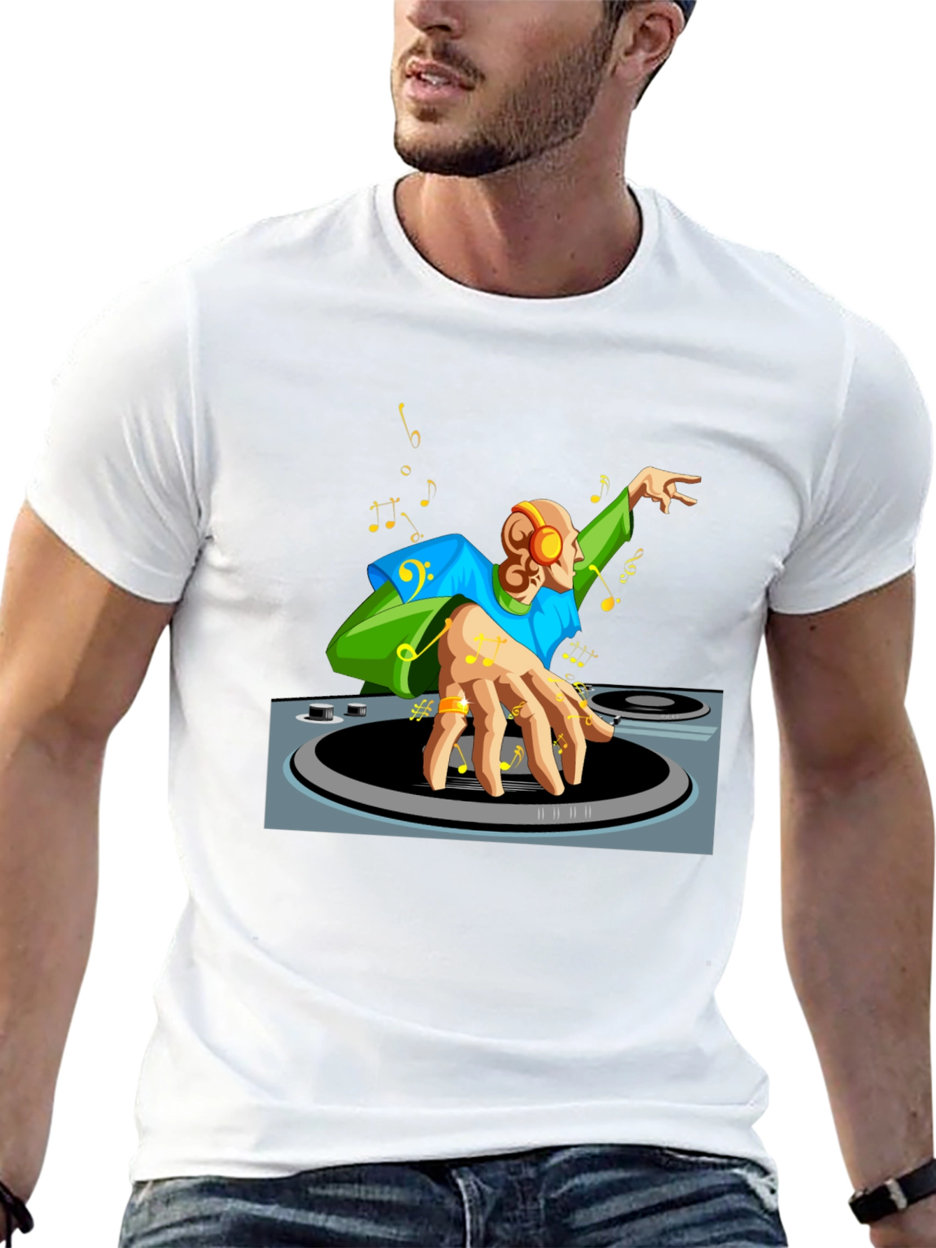 DJ Graphic T-Shirt - Music Lover Tee