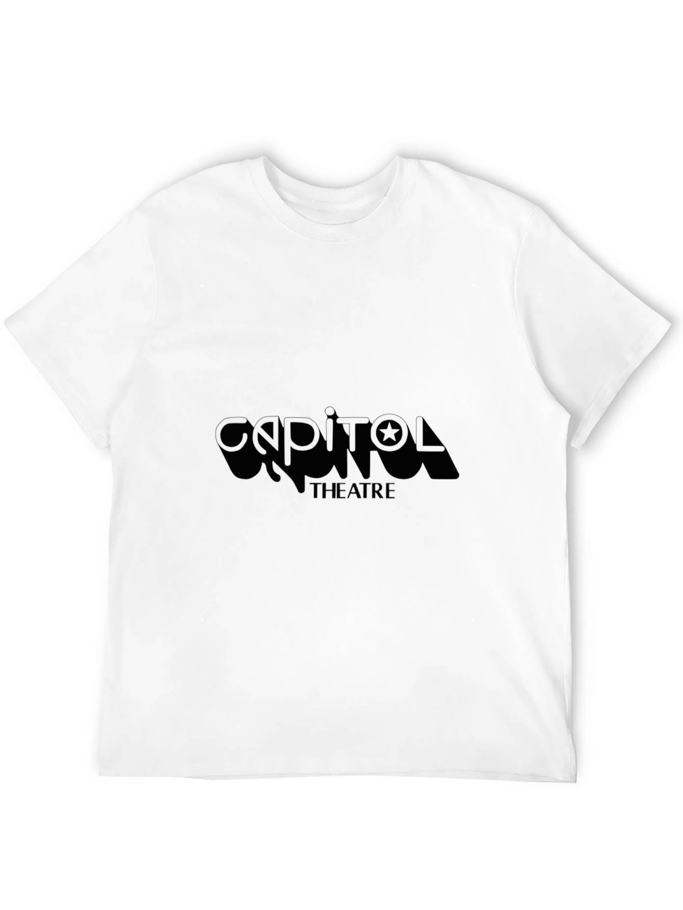 Capitol Theatre Black T-Shirt - Retro Style