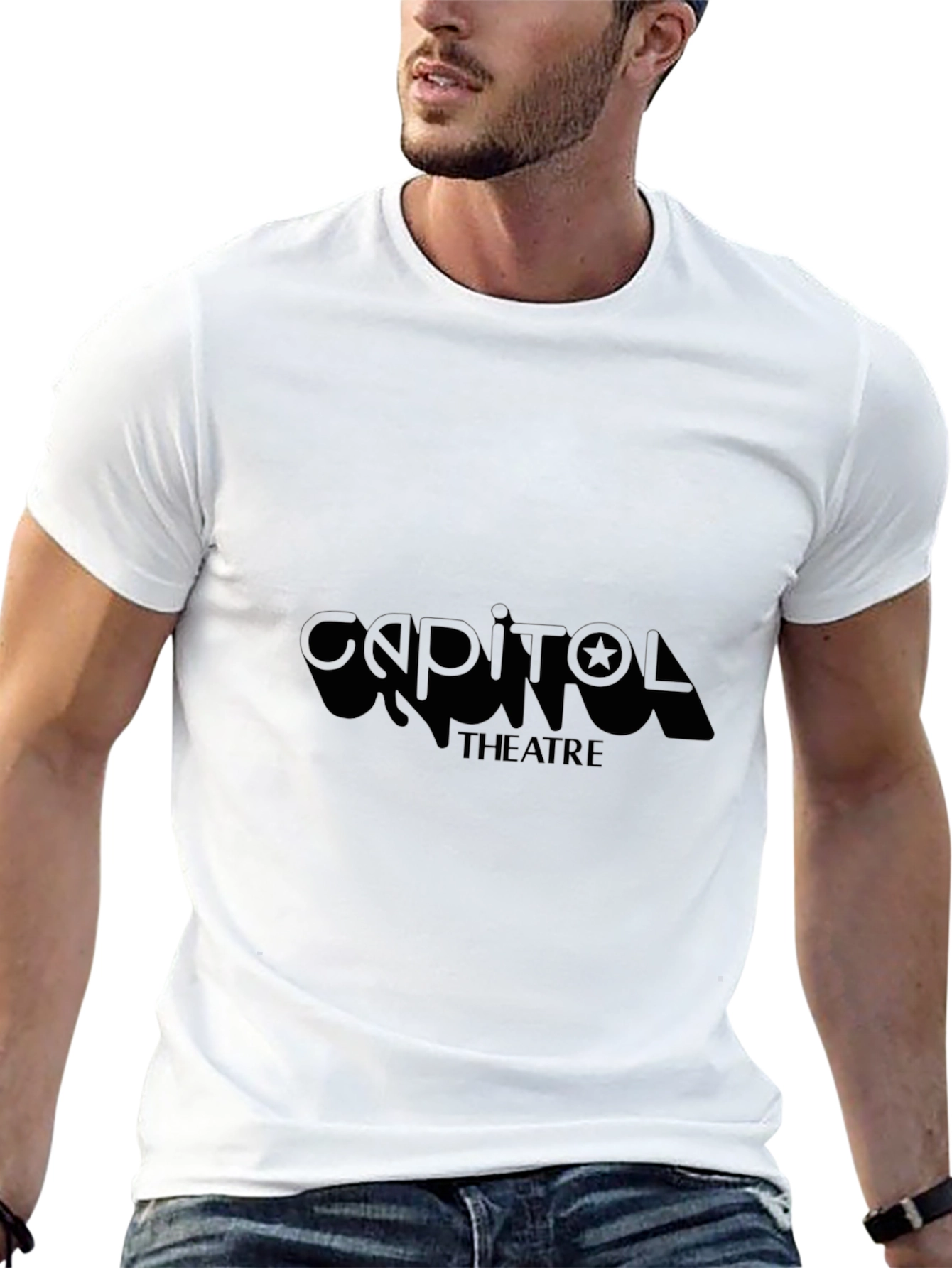 Capitol Theatre Black T-Shirt - Retro Style