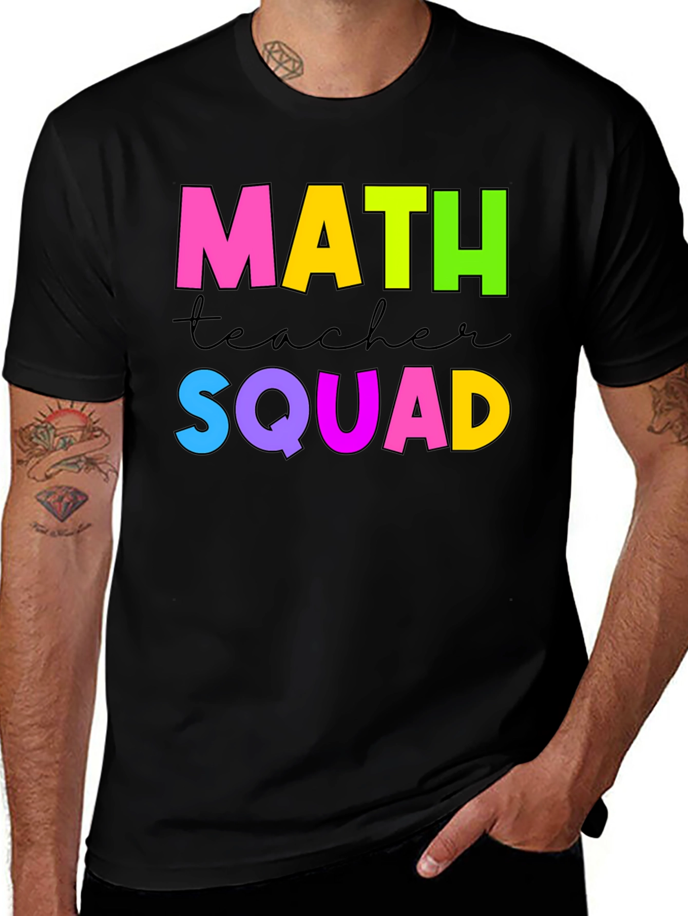 Math Teacher Squad T-Shirt